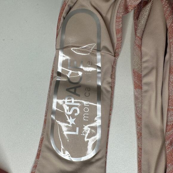 NEW L*Space Phoebe One-Piece One Shoulder Cut Out Swimsuit Orange Women 4 NWOT - Picture 11 of 13